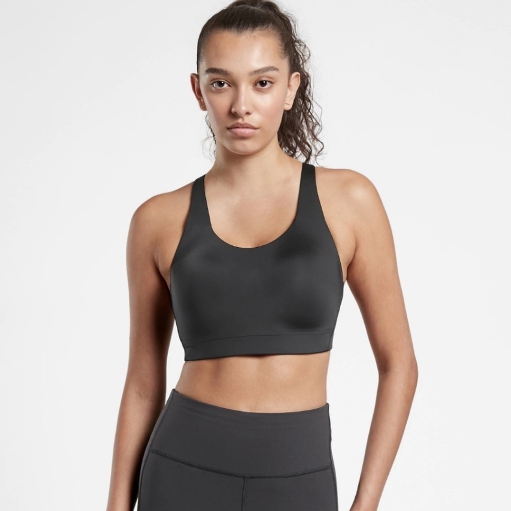 Athleta Advance High-Impact Bra 34C Black - New Condition without hang tag